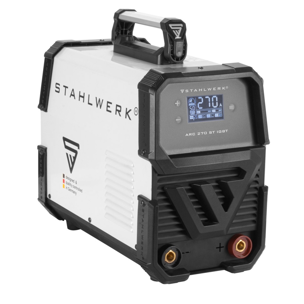 STAHLWERK Schweißgerät ARC 270 ST DC MMA E Hand Inverter mit 270 A