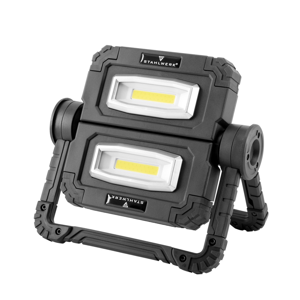 STAHLWERK LED Baustrahler LAL-20 ST mit 20 Watt, 1500 Lumen, USB und 3,7 V Akku