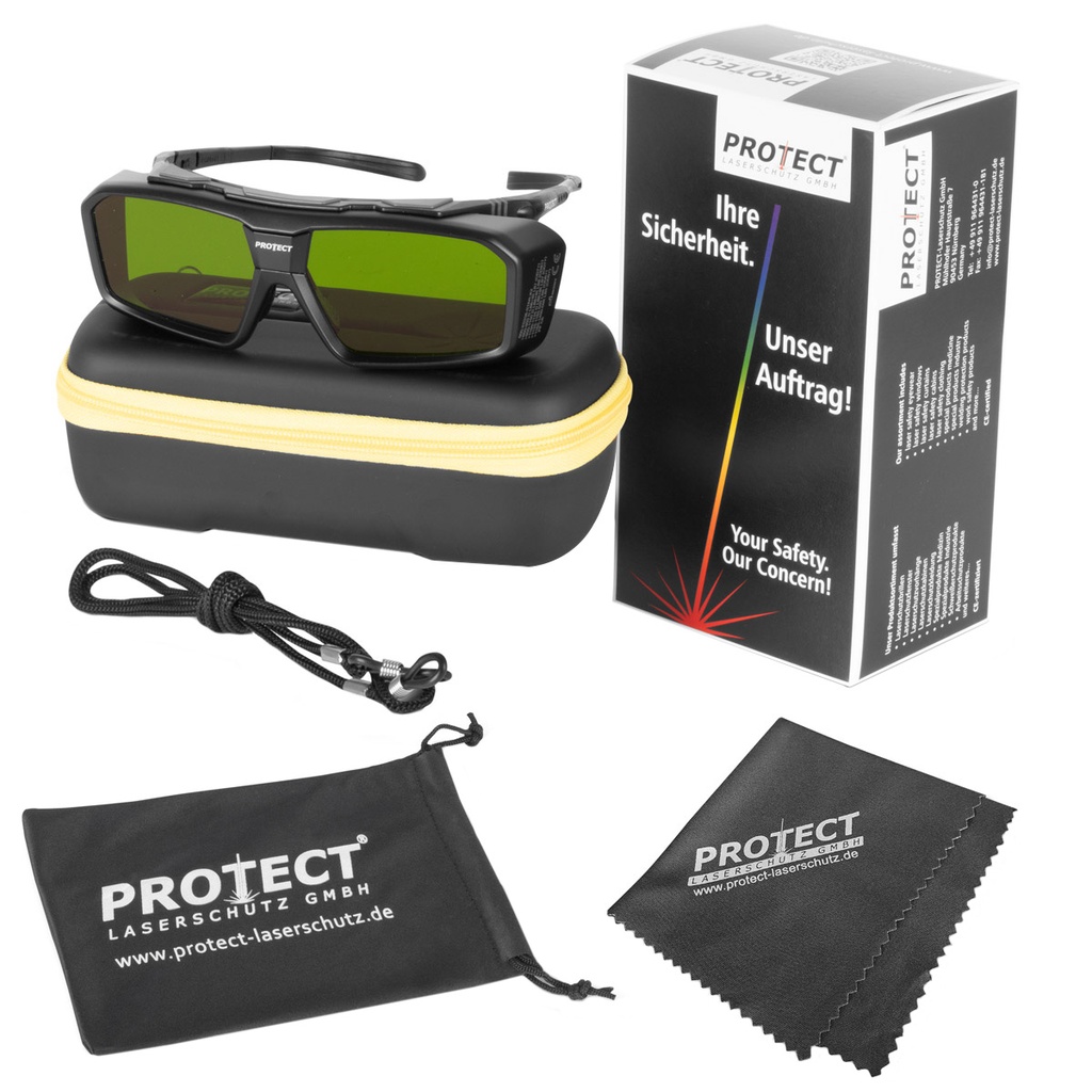 PROTECT Starlight X2 Laserschutzbrille Wellenlängenbereich von 800 – 1.320 nm