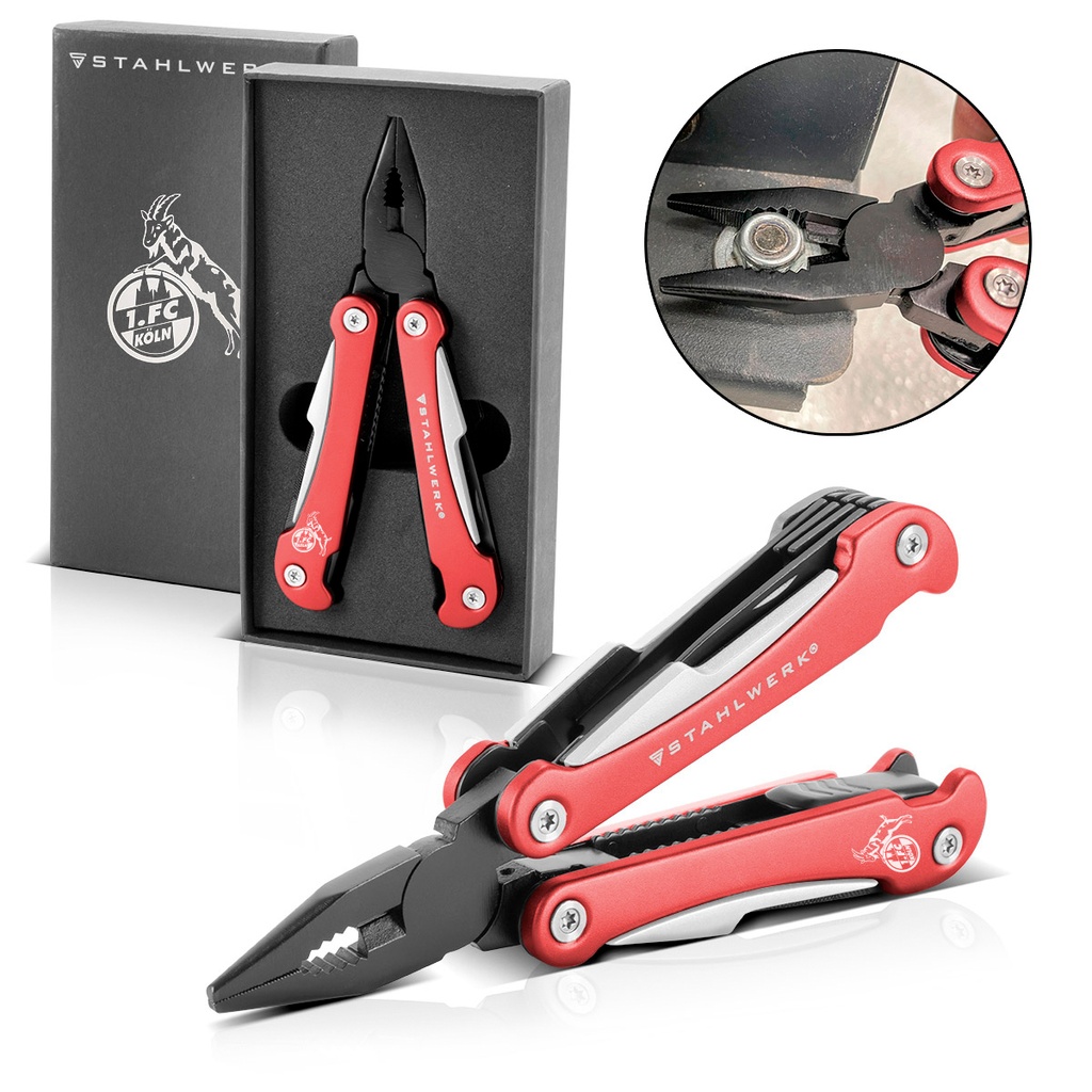 Multitool 1. FC Köln Edition Taschenmesser mit 13 Werkzeugen