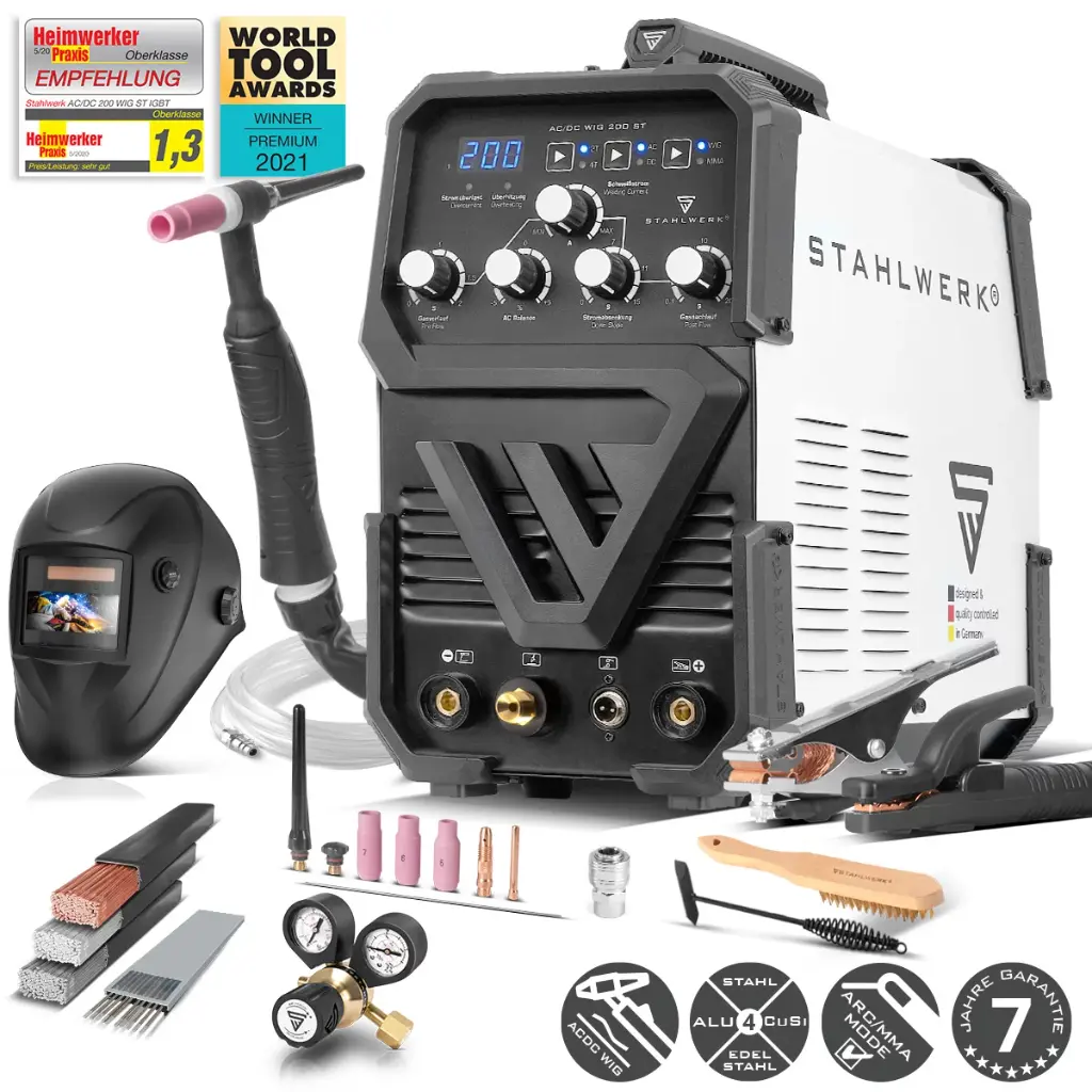 Kombi Schweißgerät AC/DC WIG 200 ST IGBT 200 Ampere