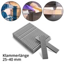 Heftklammern Typ 90 (1,25 x 1,0 mm) mit 25 mm bis 40 mm Länge im 5000er/2500er Set