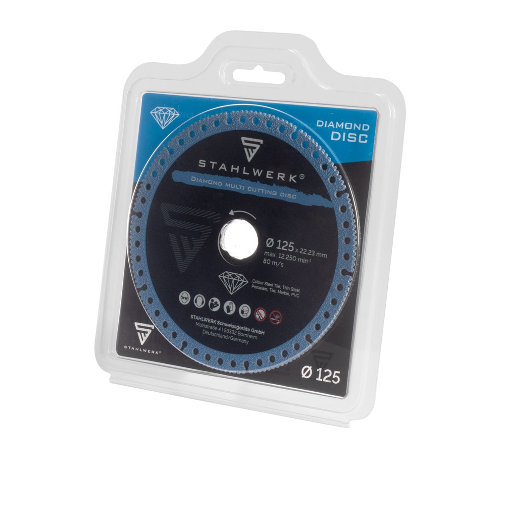 Diamant Multi Trennscheibe 125 x 22,23 mm blau